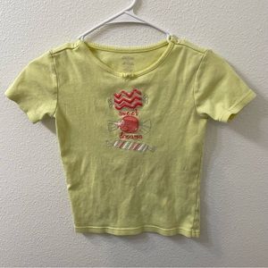 Gymboree shirt sweet candy yellow sz 12